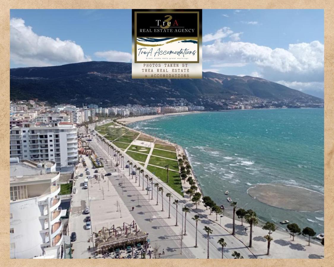 Trea Accomodations - 2 Bedrooms - Riviera With Private Parking Vlorë Eksteriør billede